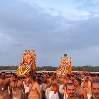 Flight ops paused as Thiruvananthapuram Airport turns into 'path of faith' for Painkuni Arattu ritual