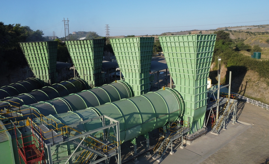 The huge fan installation in Phalaborwa