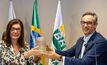 Presidentes da Petrobras, Magda Chambriard, e da Vale, Gustavo Pimenta