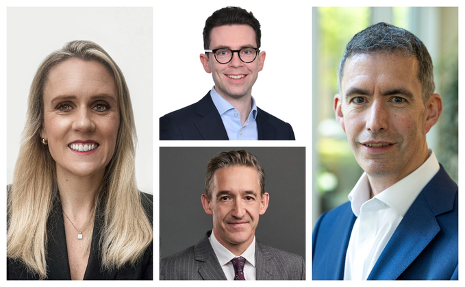 L-R: Jennifer O'Brien, Peter McCusker (top), Matthew Swynnerton (bottom) and Rob Groves 