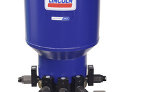 The Lincoln P212 provides high-volume delivery of grease or oil