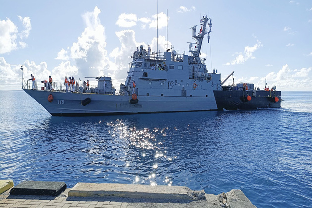 Indian Navy's INS Kalpeni docks in Addu Atoll, underscores "deep-rooted friendly ties" with Maldives