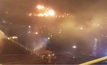 Bombeiros tentam controlar o fogo no Terminal de Ponta da Madeira, no Maranhão/Divulgação