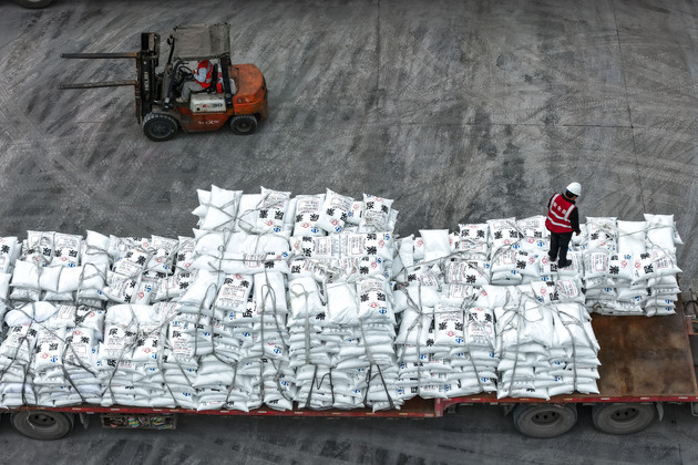 CHINA-GUIZHOU-WENG'AN-MACHANGPING RAILWAY-FERTILIZER-TRANSPORTATION (CN)
