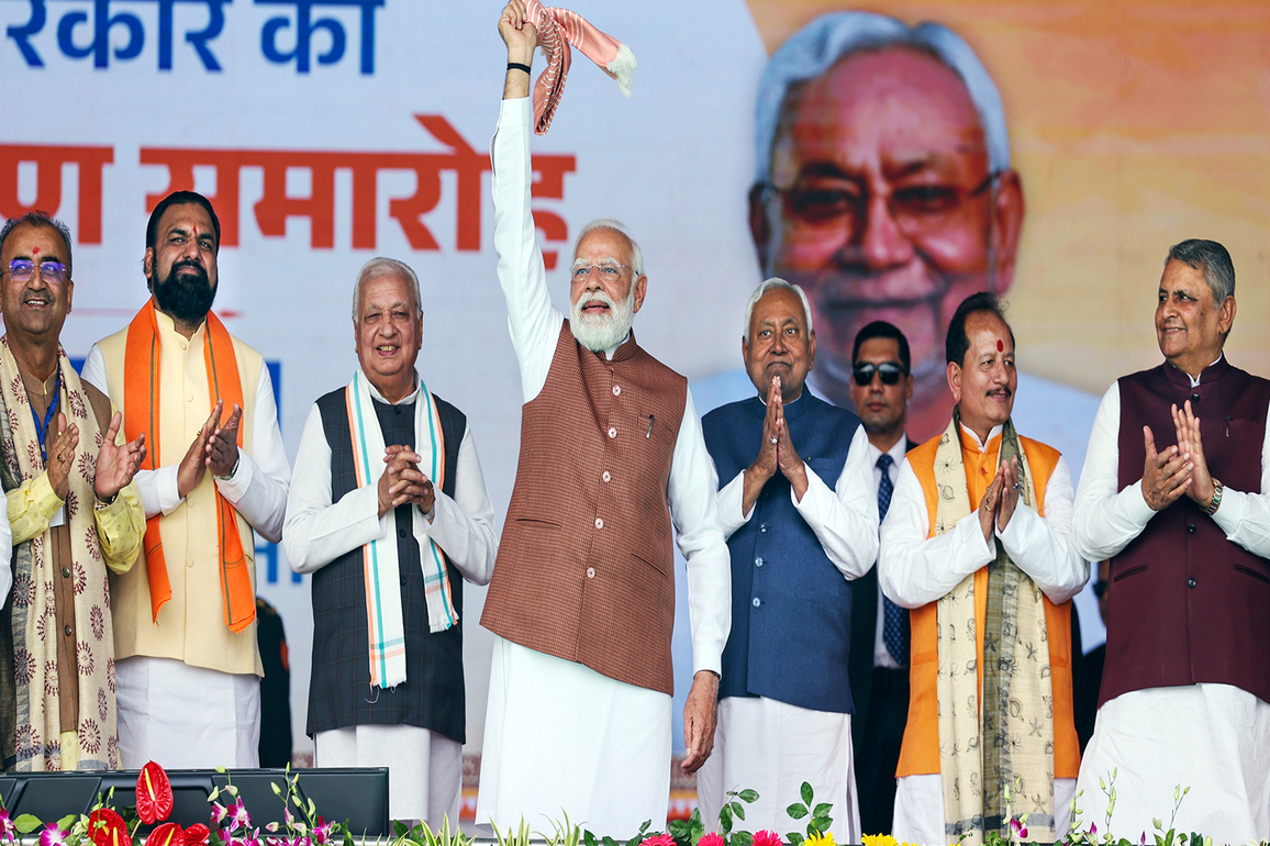 NDA MPs will felicitate PM Modi today in Parliament for grand victory in Bihar election