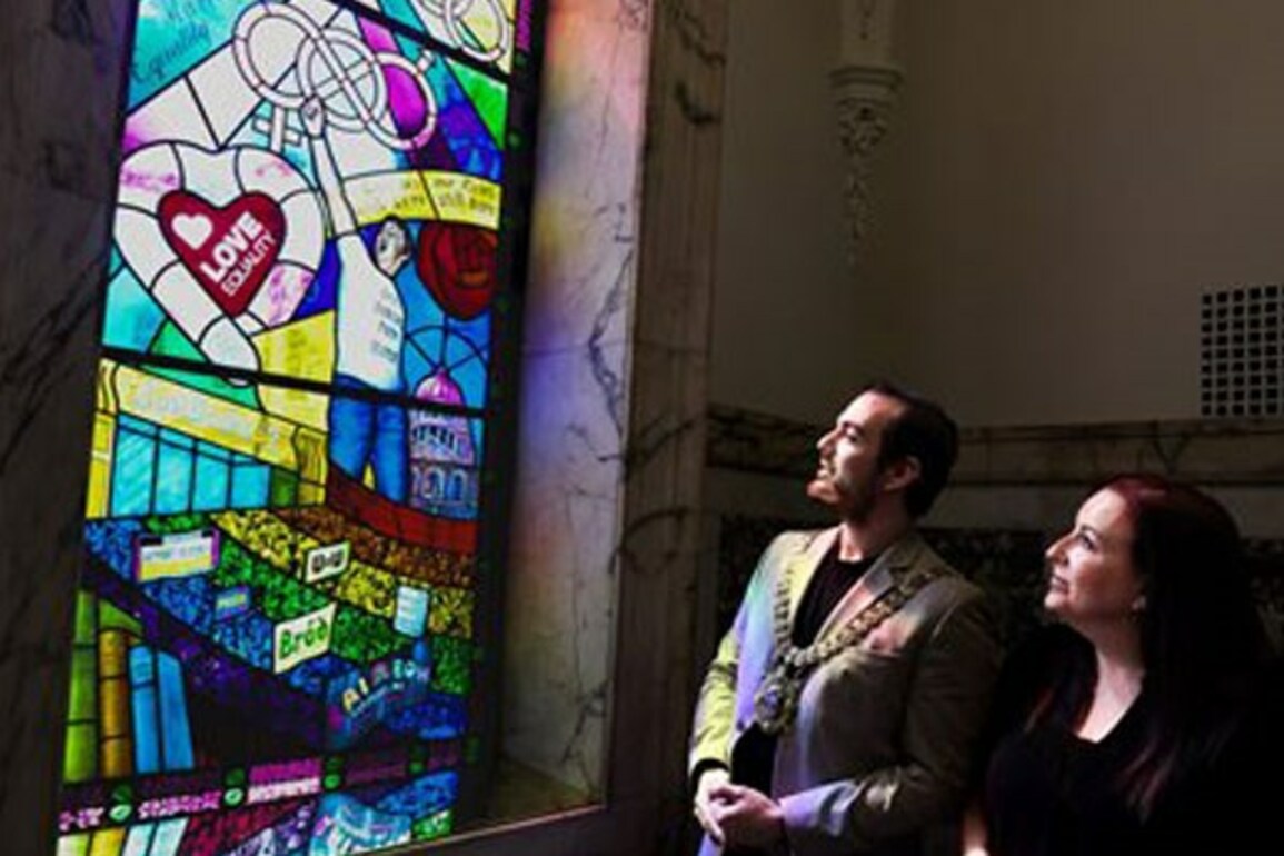 New Stained Glass Window Honouring LGBTQ Community Unveiled  23-05-2025