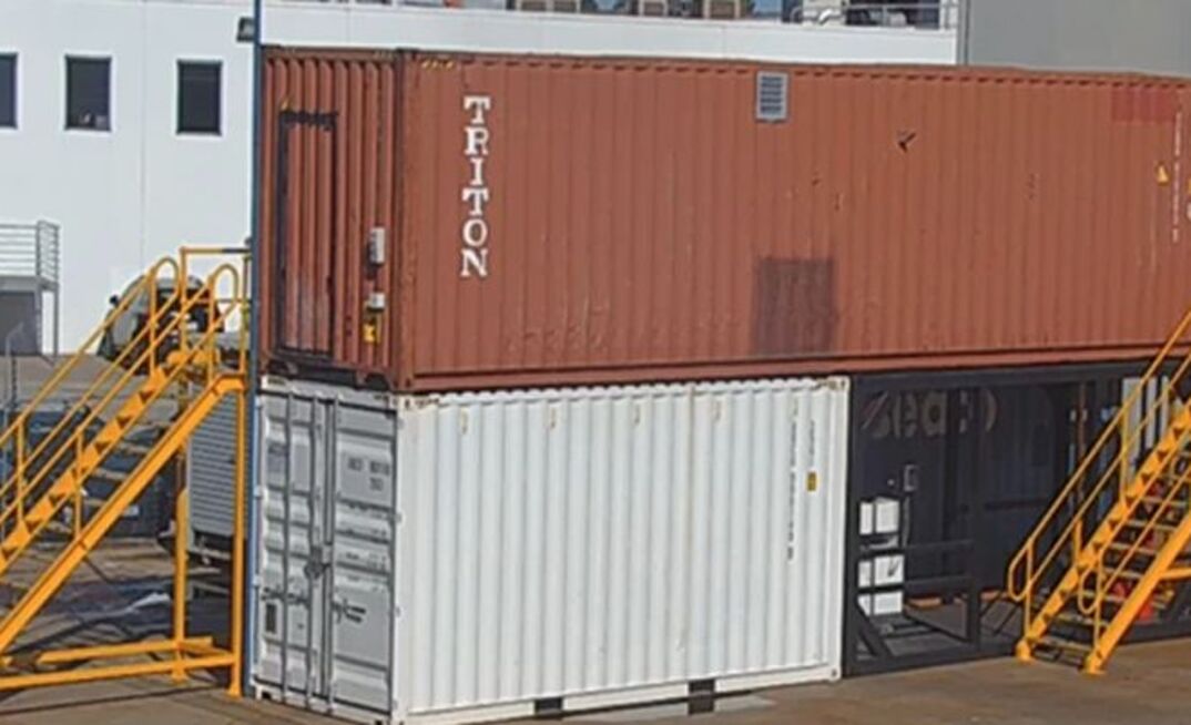 An early version of Metal Logic's smelter unit.