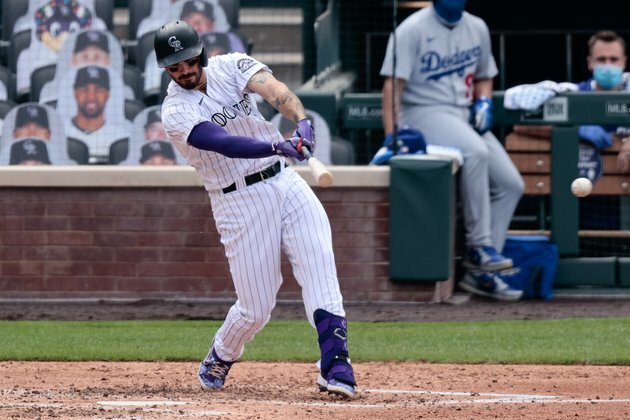 Rockies double up Dodgers to win home finale