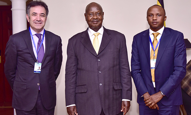 Museveni, GE officials meet over hospitals Museveni, GE officials meet over hospitals