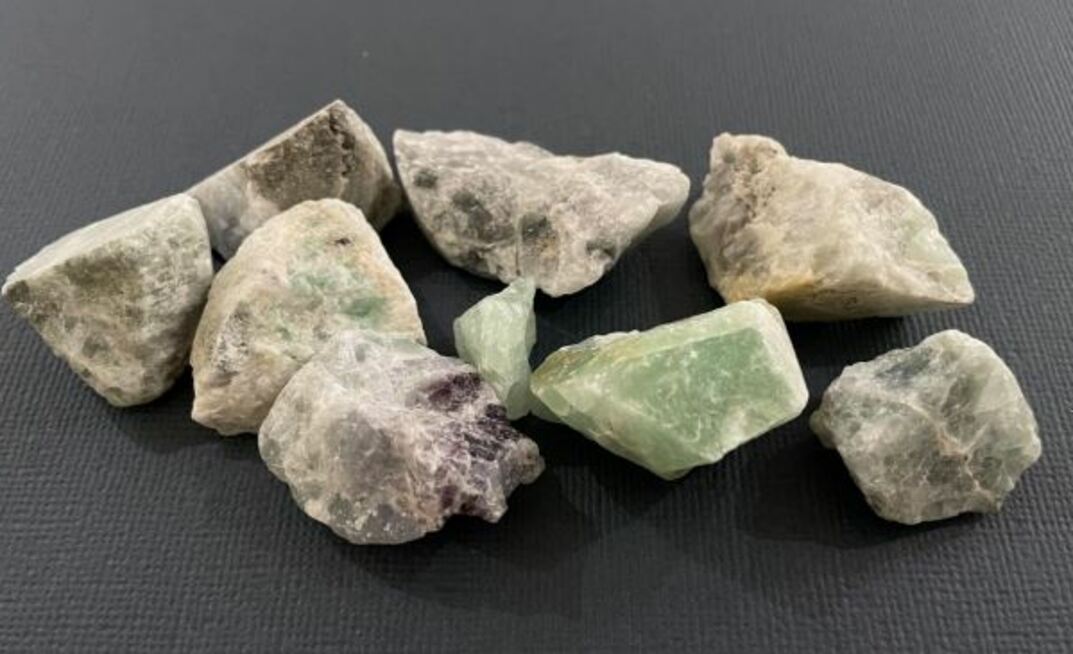 Fluorite mineralisation from the Speewah fluorite deposit.