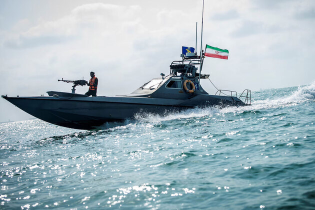 IRGC claims it hit "US-owned" commercial vessel with cruise missile