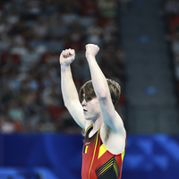 (SP)CHINA-CHENGDU-THE WORLD GAMES 2025-TRAMPOLINE GYMNASTICS-MEN'S DOUBLE MINI-TRAMPOLINE (CN)