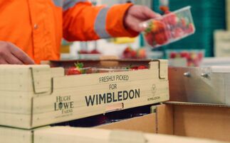 Internet of Things technology is helping improve the quality of this year's Wimbledon strawberries. Credit: Vodafone