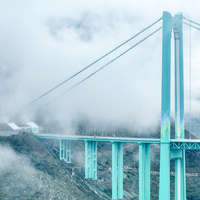 CHINA-GUIZHOU-HUAJIANG GRAND CANYON BRIDGE-SCENERY (CN)