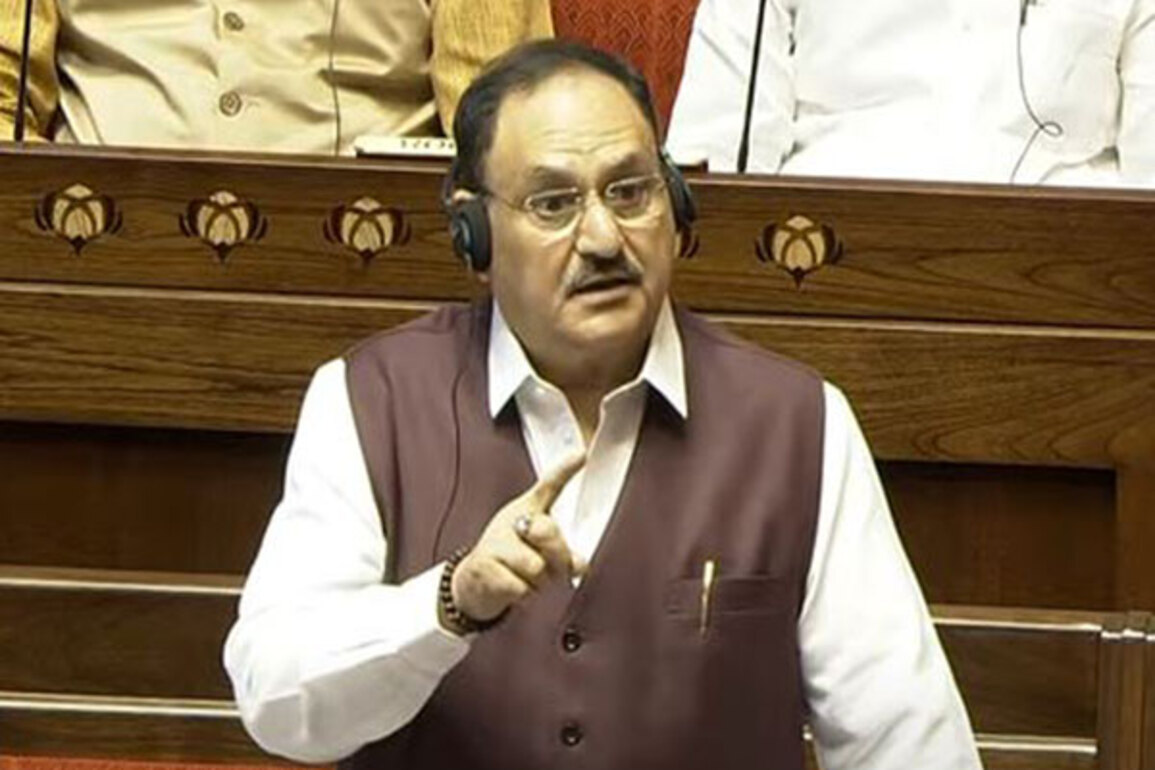 "Take tuition from me on how to work as Opposition": Nadda amid ruckus in Rajya Sabha