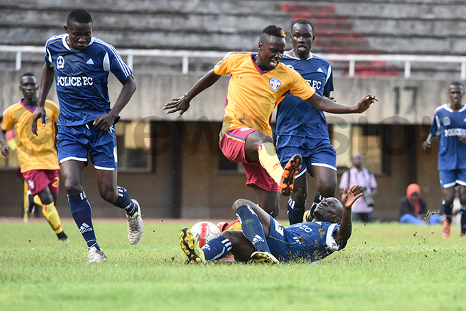 aroons elix kot is tackled by olices ahmat enfuka hoto by palanyi sentongo