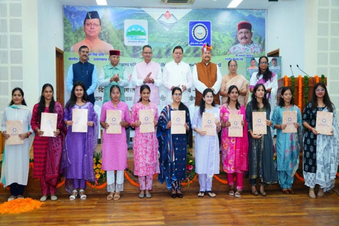 Uttarakhand CM Dhami distributes appointment letters to selected candidates in Irrigation, Transport Corporation departments