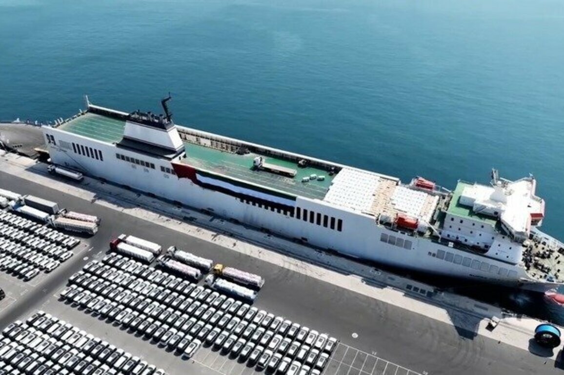 UAE continues preparing aid ship for Gaza under Operation Chivalrous Knight 3