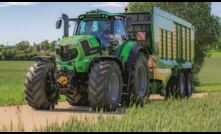  Deutz-Fahr's latest TTV tractor produces 214kW. Image courtesy Deutz-Fahr.