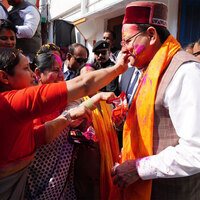 Uttarakhand CM participates in Holi Milan celebration