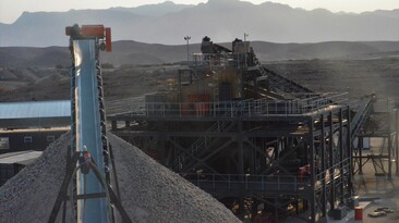 Tin mining at the company's Uis mine