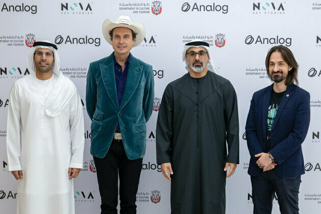 Khaled bin Mohamed bin Zayed witnesses signing of strategic partnership agreement between Department of Culture and Tourism - Abu Dhabi, Nova Sky Stories, Analog