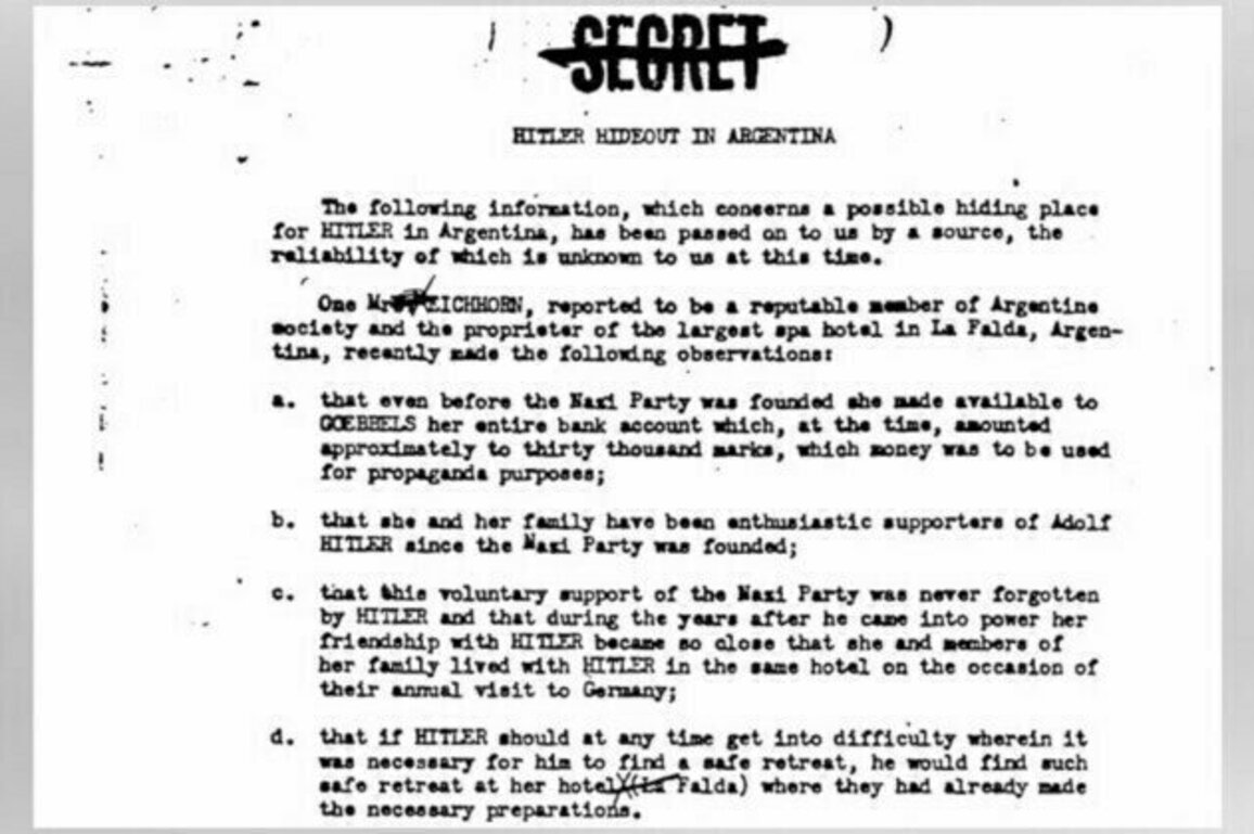 CIA files reveal secret search for Hitler in 1950s