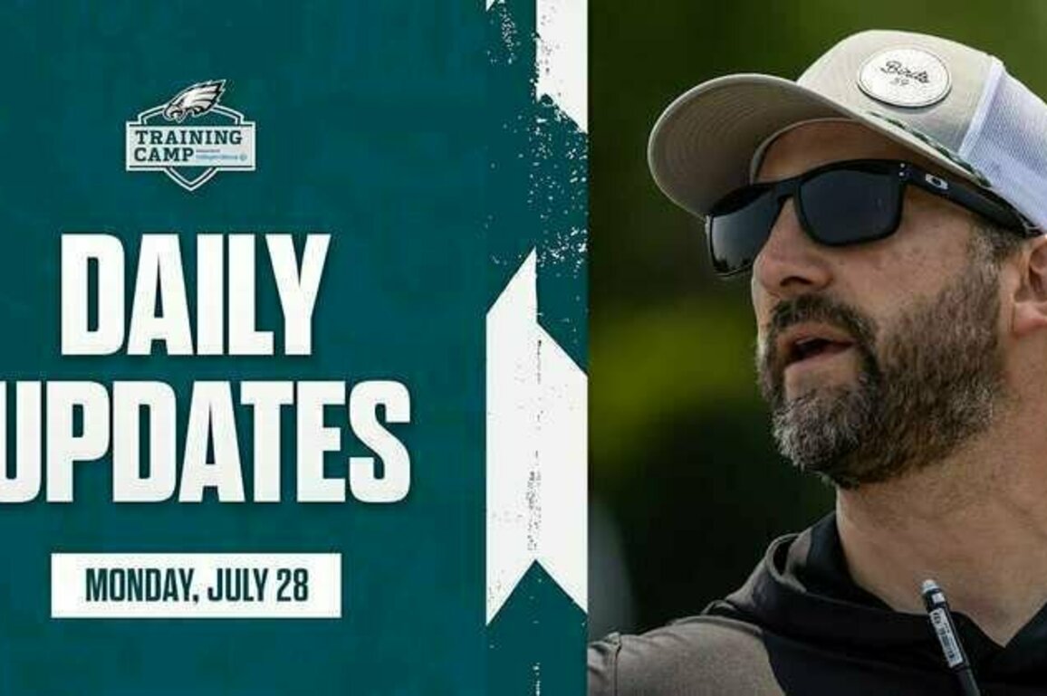 Eagles Training Camp Daily Updates: What's on tap for Monday