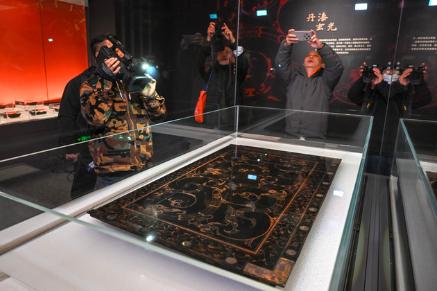 CHINA-BEIJING-NATIONAL MUSEUM OF CHINA-EXHIBITION-WUWANGDUN TOMB (CN)
