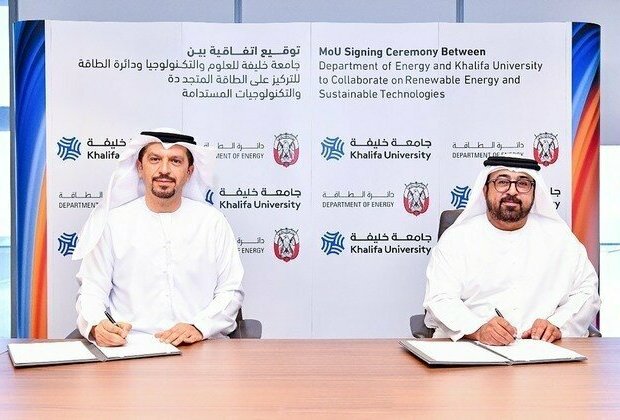 Department of Energy in Abu Dhabi, Khalifa University sign MoU on renewable energy, sustainable technologies