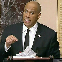 US senator breaks record by trashing Trump for 25 hours straight