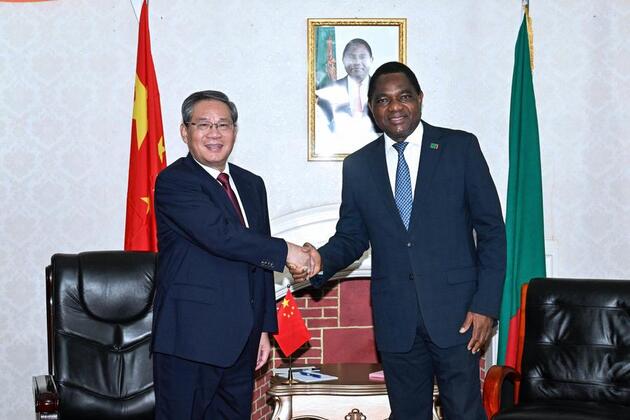 China ready to explore industrial cooperation potential with Zambia, says Chinese premier