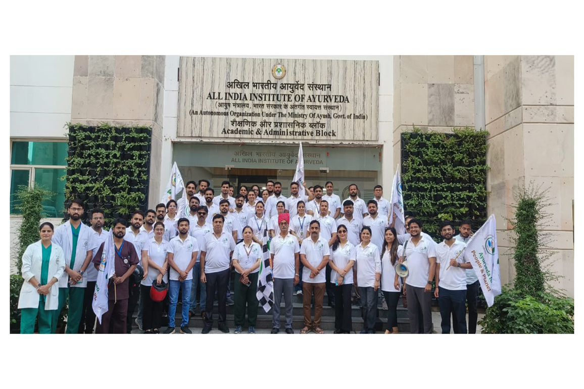 AIIA organises bike rally to celebrate Ayurveda Day ahead of September 23