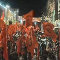 Union Minister Bandi Sanjay Kumar leads Hindu Ekta Yatra in Telangana