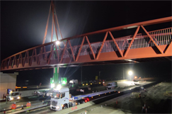 Worth the weight: National Highways installs 92-tonne footbridge on M25