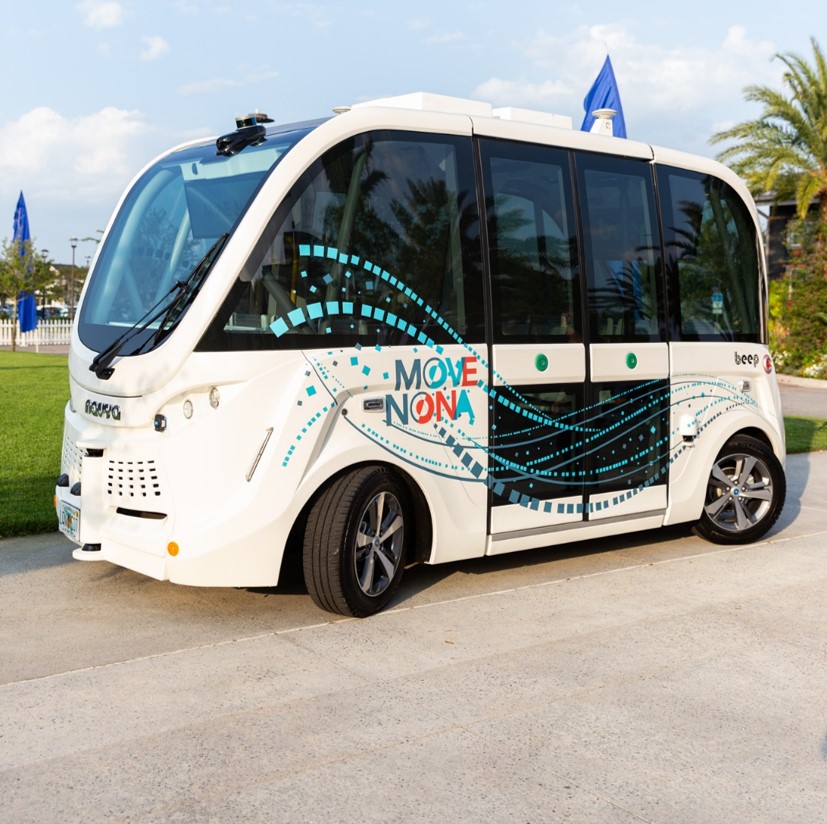 First autonomous vehicles in Central Florida now in service in Lake Nona