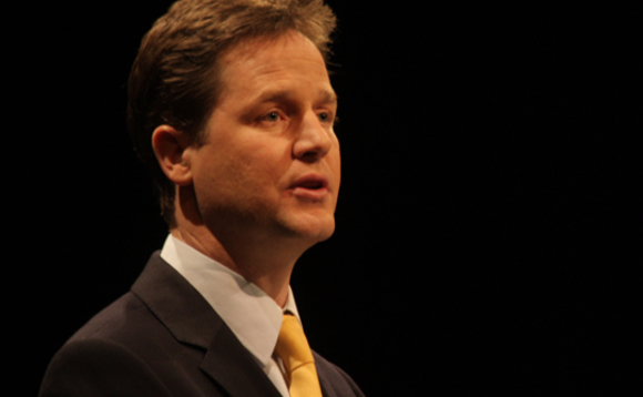 Clegg blames lack of investment for GDP fall