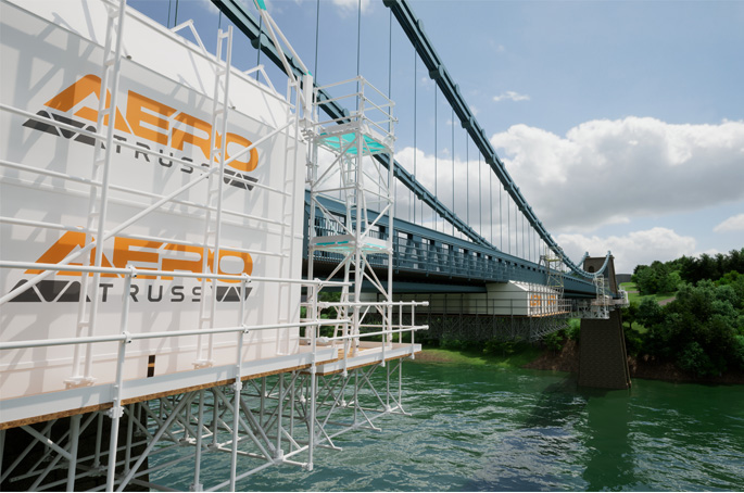 Spencer Bridges begins phase two of Menai maintenance