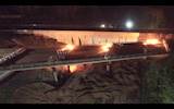 Video shows demolition of bridge on A38