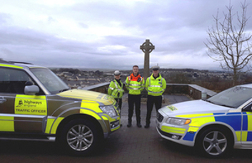 Traffic officers with the force in Cornwall