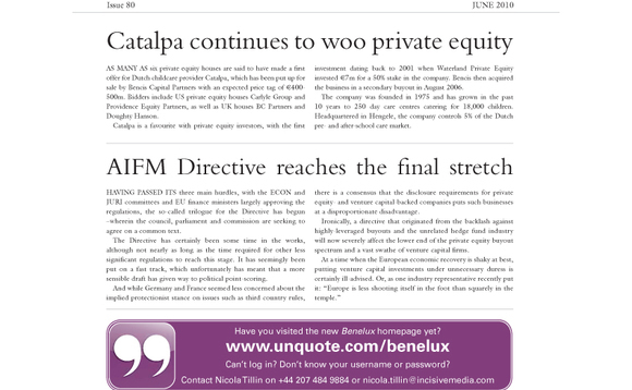 Benelux unquote" June 2010