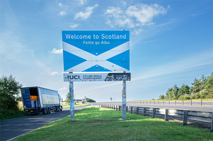 Scottish road casualties fall to record low