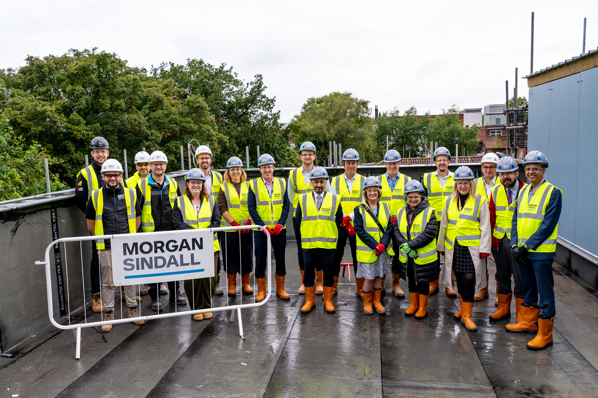 Hospital celebrates CDC construction milestone