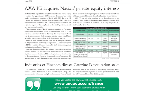 France unquote" June 2010