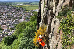 Highways workers scale Abbey Craig to re-open Stirling route