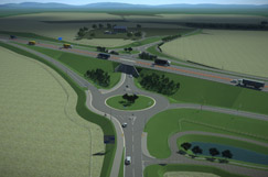 Work starts on new M9 junction