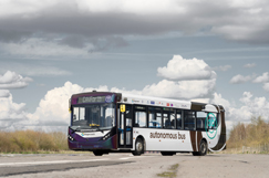 UK's first autonomous bus (running late) starts road trials in Scotland 