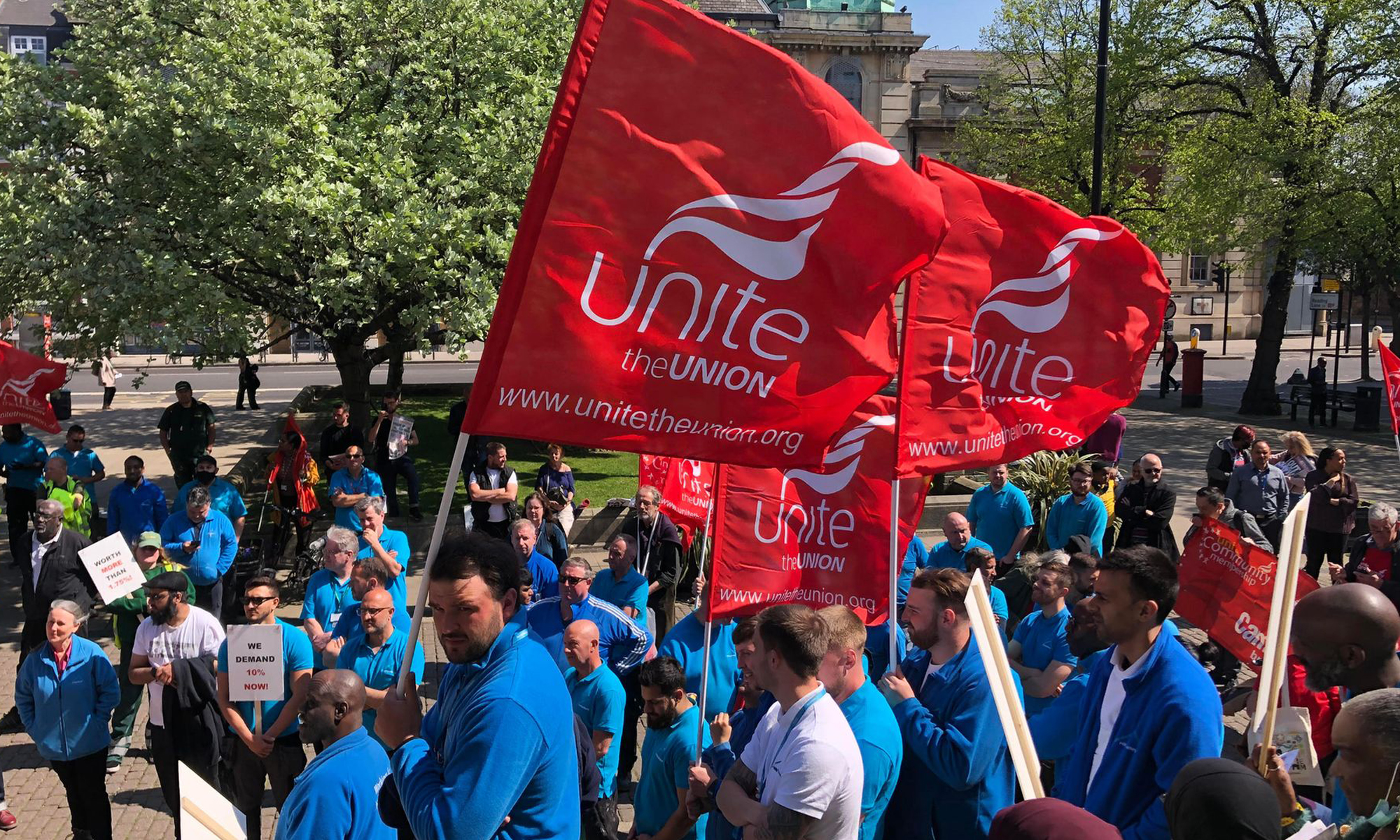 Unions accept 3.3% pay offer