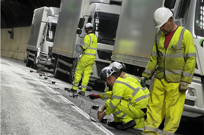 Clearview Intelligence studs prove 'smart' choice for Hindhead Tunnel
