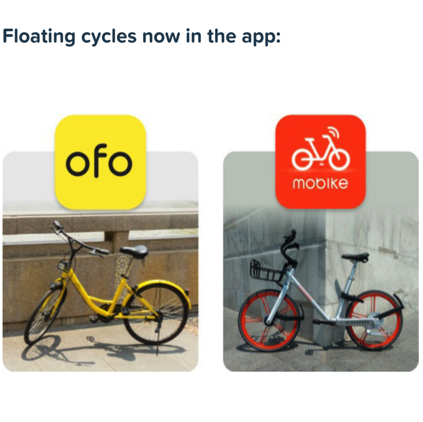 Citymapper adds "floating" vehicles to app